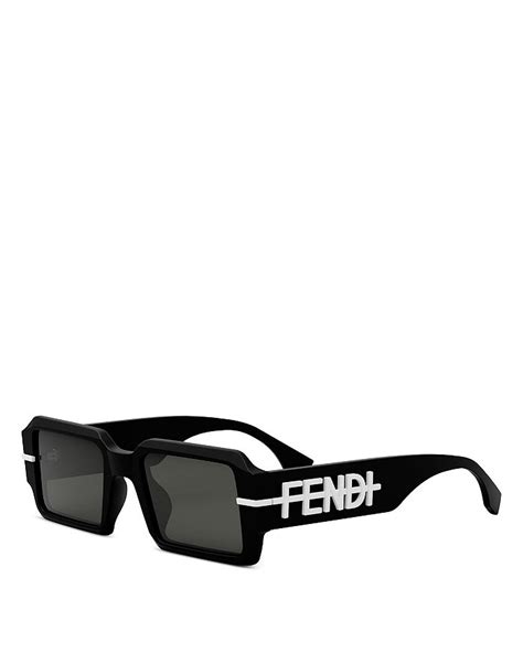 fendi 52mm gradient rectangle sunglasses|FENDI: Sunglasses & Eyewear for Men and Women .